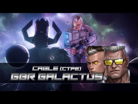 Cable vs GBR GALACTUS and comparison between X of Swords and Summer Days【CTPE】MARVEL Future Fight