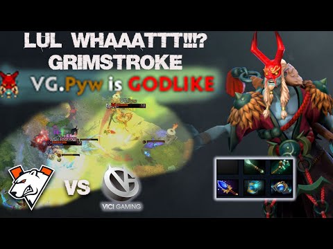 Pyw Godlike Grimstroke | Virtus.Pro Vs Vici Gaming | Weplay Animajor | Playoffs highlights