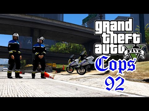 Police nationale patrouille en duo - COPS 92 - LSPDFR GTA 5 MODS