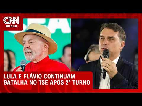 Disputa entre Lula e Flávio continua no TSE mesmo após o fim das eleições | CNN NOVO DIA