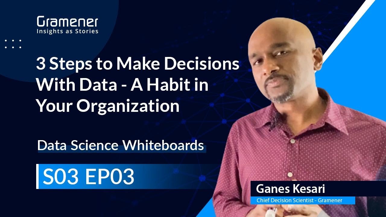 3 steps to make data-driven decisions for enterprises | Data Science Whiteboards S03 E03