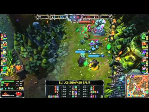 Meet Your Makers (MYM) vs Ninjas in Pyjamas (NiP) || EU LCS Summer 2013 W1D1 || Full Game HD