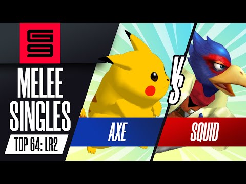 Axe (Pikachu) vs Squid (Falco) - Melee Singles Top 64: Losers Round 2 - Genesis 9