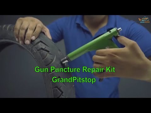 Gun Puncture Repair Kit | GrandPitstop | Easy Puncture Repair Toolkit | Tyre repair kit