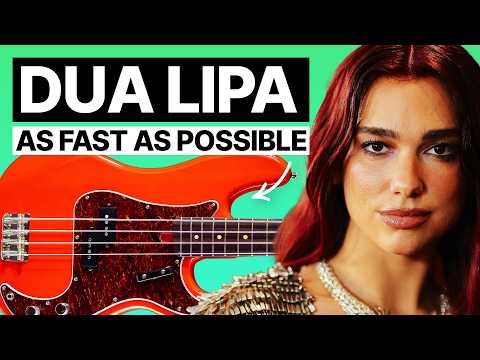 The Who's Bassist Learns DUA LIPA as FAST as possible