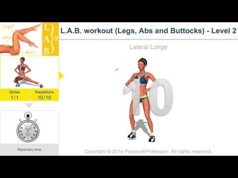 L A B  workout Legs, Abs and Buttocks   Level 2