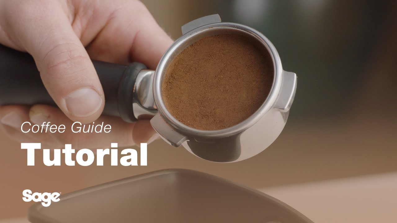 How to tamp and trim the dose