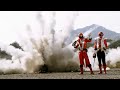 Ranger Rojo Modo Super Samurai Y Ranger Rojo Rpm Modo Ataque Tiburon
