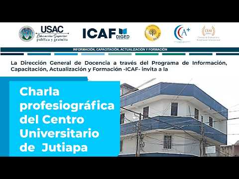Charla profesiográfica Centro Universitario de  Jutiapa JUSAC