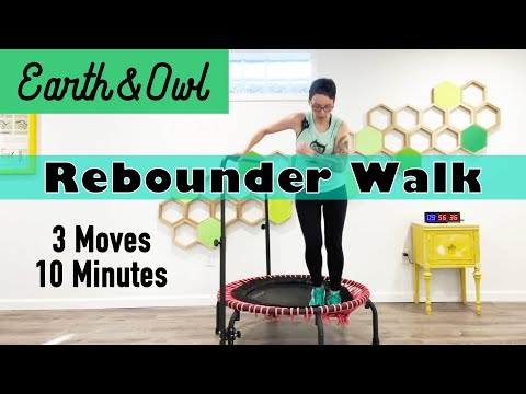 3 Moves in 10 Minutes | Gentle Rebounder Walk Workout for Beginners & Seniors thumbnail
