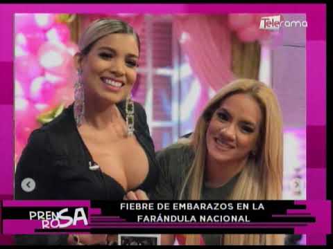 Fiebre de embarazos en la farándula nacional