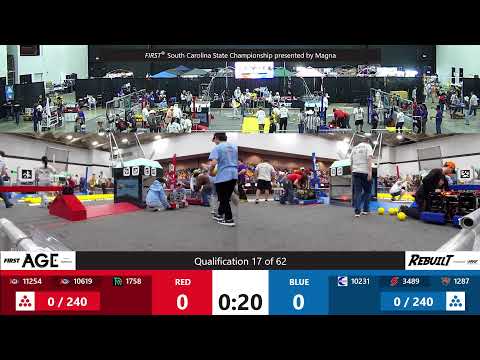 Event Stream - Apr 10 stream thumbnail for FIRST South Carolina State Championship presented by Magna