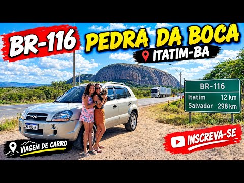 21-Viagem de Carro ao Nordeste, RETORNO Saindo de  Nova Soure-Ba, Pedra da Boca Até Poções-BA BR-116