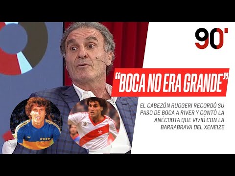 ¡TREMENDO! #Ruggeri recordó su paso de #Boca a #River y revivió ¿los aprietes? de la barrabrava