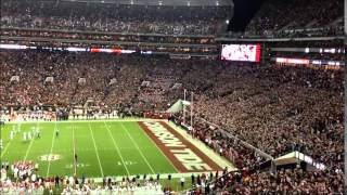 Alabama fans sing &#39;Dixieland Delight&#39; during Iron Bowl 2014