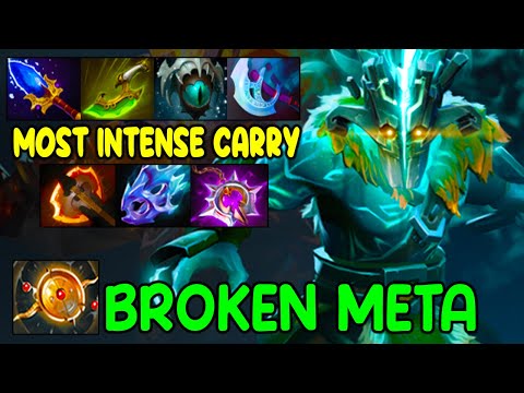 THE MOST INTENSE CARRY BUILD [ Juggernaut ] BRUTAL OMNISLASH - DOTA 2 GAMEPLAY