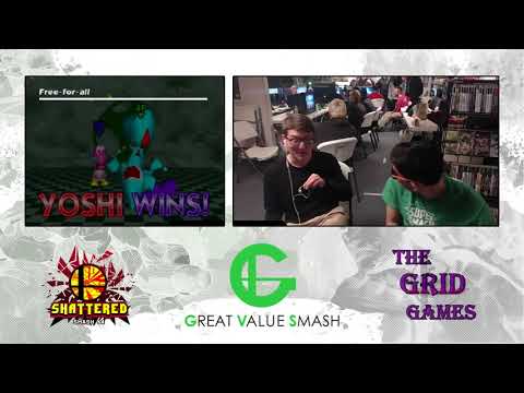 Smash 64: Fireblaster (Yoshi/Pikachu) V Hotline (Yoshi) - Shattered 88 Tourney
