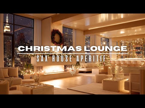 Aperitif Lounge Christmas 2025 🎷🥂 | Sax House Grooves | Elegant Cocktail Bar