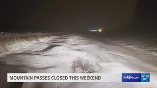 WSDOT explains why passes may not open until Sunday