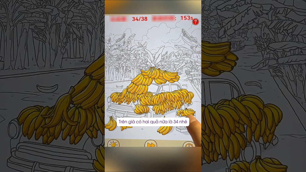 Tìm ra tất cả quả chuối trong khung hình