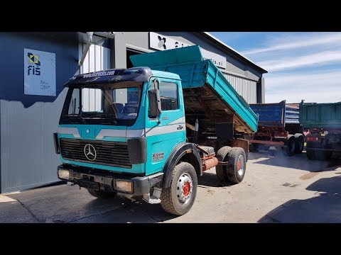 TRUCK MERCEDES-BENZ 1617 4X4 TIPPER FIŠ TRUCKS & MACHINERY SLOVENIA
