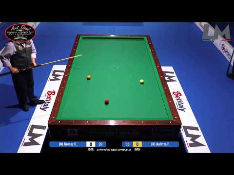 C.GOMEZ vs AULETTA - FINALE Camp.Italiano Biliardo Cat. Nazionali Torino 2017