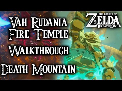 Breath of the Wild - Vah Rudania Fire Temple Walkthrough - Fireblight Ganon Boss Fight