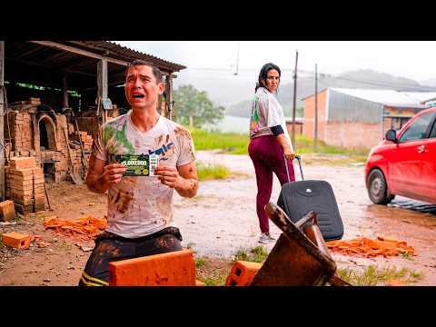 El día que su esposa lo dejó por pobre se ganó la lotería