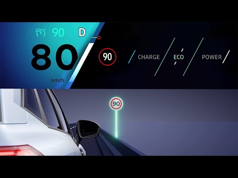 system ostrzegania o nadmiernej prędkości z funkcją rozpoznaw - Symbioz E-Tech full hybrid - Renault