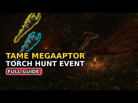ASA Valguero: Megaaptor Tame Tutorial | Fog Hunt, Torch Hits, Torpor