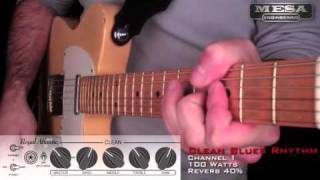 MESA Royal Atlantic RA-100 Ch. 1 CLEAN � Blues Rhythm