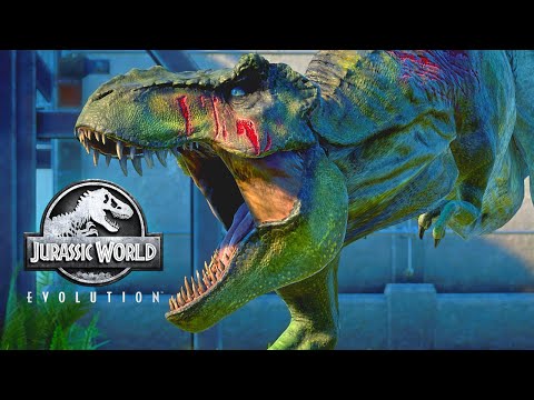 T-REX MaxGen VS ALL LARGE CARNIVORE DINOSAURS in Jurassic World Evolution