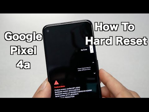 Google Pixel 4a How to Hard Reset Removing PIN, Password, Fingerprint pattern