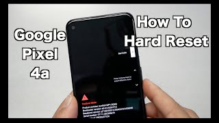 Google Pixel 4a How to Hard Reset Removing PIN, Password, Fingerprint pattern