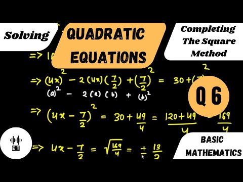 Solving Quadratic Equations Quadratic Formula Method Questions 10