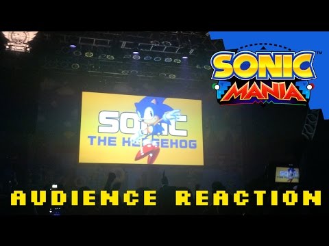 Sonic Mania Reveal Audience Reaction