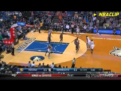 Andrew Wiggins Turn Around Jump Shot | Pacers vs Timberwolves | 2015-16 NBA Season