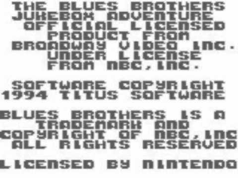 The Blues Brothers : Jukebox Adventure Game Boy