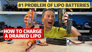 How to charge a drained lipo - rescue a low voltage lipo w/ battery error