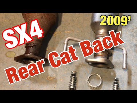 SX4 Exhaust Rear Cat Back