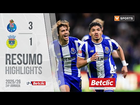 Resumo: FC Porto 3-1 Arouca (Liga 25/26 #24)