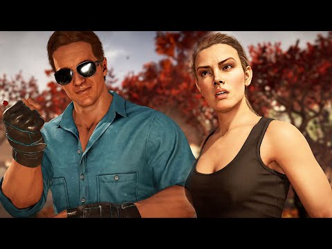 Mortal Kombat 11 - Klassic Movie Skin Johnny Cage vs Sonya Blade Intro Dialogues @ ᵁᴴᴰ 60ᶠᵖˢ ✔