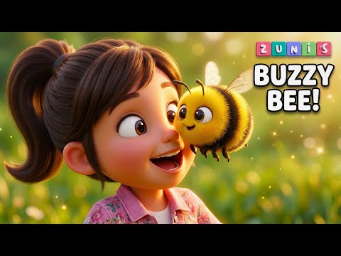Buzzy Bumble Bee | Funny Bee Song for Toddlers | Zuni World Nursery Rhymes