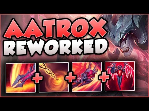 DID RIOT GO TOO FAR?? NEW REWORKED AATROX IS ACTUALLY LEGIT! AATROX TOP GAMEPLAY! League of Legends