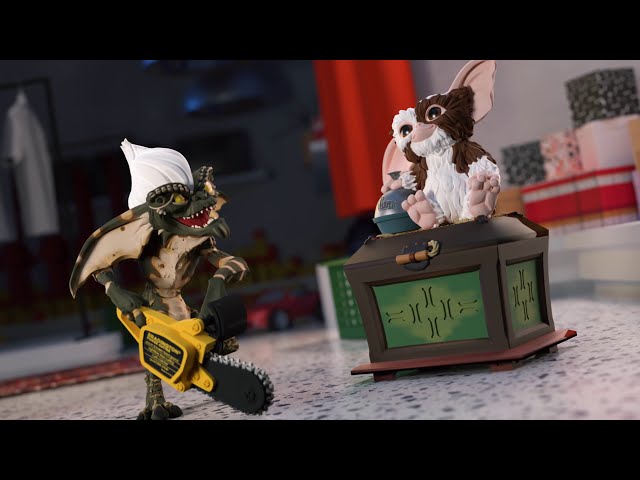 Figura Stripe Con Motosierra Gremlins Mini Epics 12 Cms video