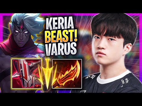 KERIA IS A BEAST WITH VARUS! - T1 Keria Plays Varus ADC vs Jinx! | Season 2023