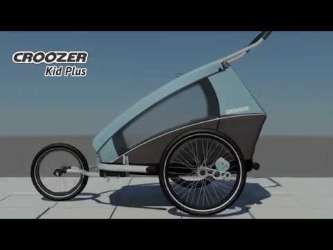 Croozer Plus Kid 1 2 z amortyzacją - przyczepka dla dzieci amortyzowana. Łódź, Żeligowskiego 43