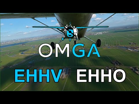 Hilversum to Hoogeveen Cessna 172 tail view