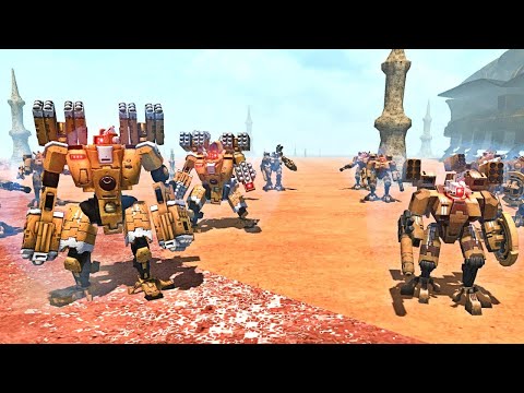 Tau Empire vs CIS - Warhammer 40k vs Star Wars - Men of War: Assault Squad 2 - Cinematic Battle