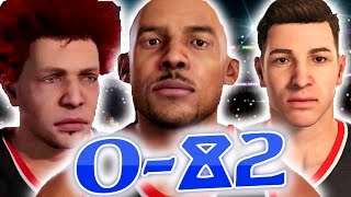 Can The Worst Fifteen Players In The NBA Go 0-82? NBA 2K17 Challenge